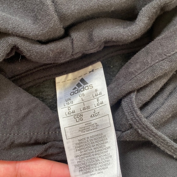 Black adidas hoodie - Picture 3 of 5